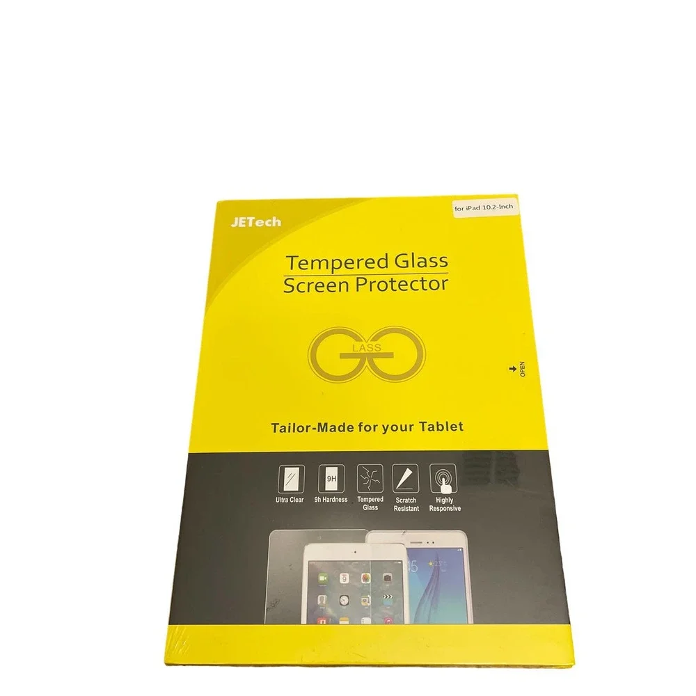 JETech Screen protector tempered Glass Tablet IPad 10.2 inch NWT